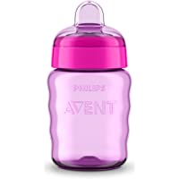 Los mejores  - Philips Avent SCF553-03 - Vaso con boquilla de silicona para niña- válvula antigoteo- sin BPA- para 9 meses- 260 ml…